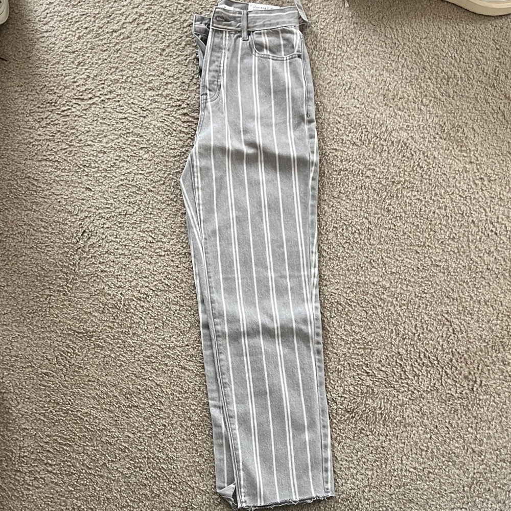 PacSun Gray Striped Women Jeans